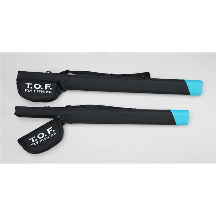TOF fly fishing  TOF ROD TUBE and REEL- 4 pcs